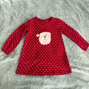 Planet Cotton Girls Santa Top